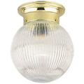 Westinghouse 66692 6 in. Polished Brass Ceiling Fixture 792341